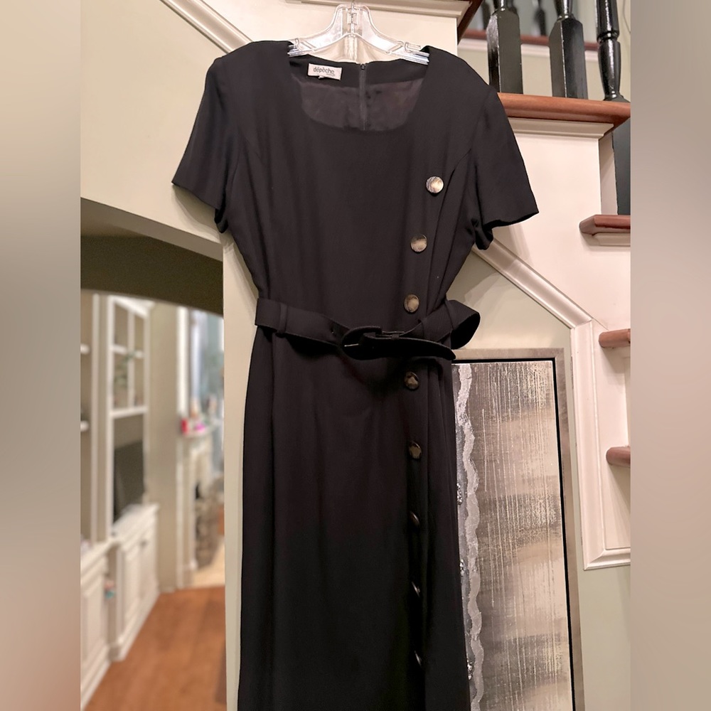Vintage Black Miss Mary Mack Dress